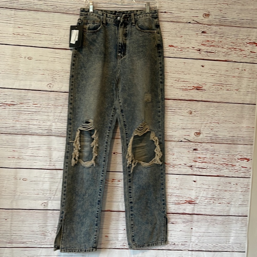 Nasty gal vintage straight blue jeans
